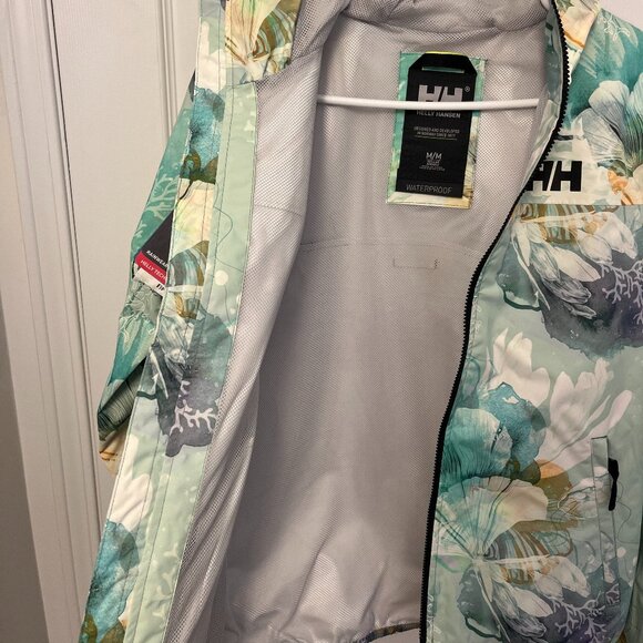 Sz M Helly Hansen Women's Hooded Rainwear - Picture 7 of 11